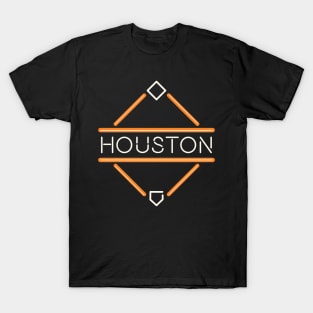 Houston Neon Diamond T-Shirt